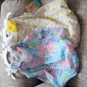 Baby One Piece Rompers with Easy Snap Bottoms